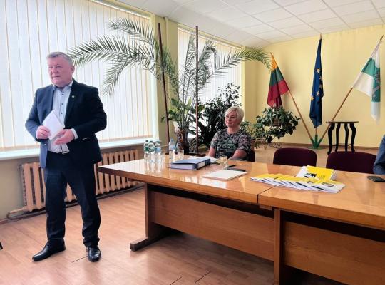 Savivaldybės institucijų 2022 metų veiklos ataskaitos pristatytos Sidabravo ir Skėmių seniūnijų gyventojams