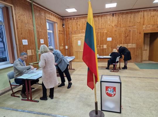 Prasidėjo išankstinis balsavimas