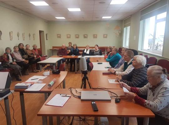 Širdies ir kraujagyslių ligų bei cukrinio diabeto prevencijos programos dalyviai – Trečiojo amžiaus universiteto lankytojai