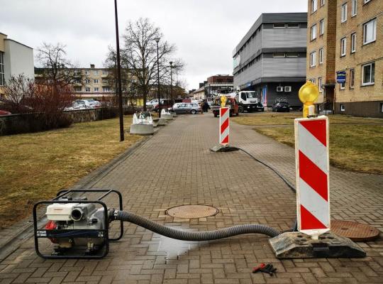 Radviliškio gyventojai, dėmesio! Vandentiekio avarija Vasario 16-osios gatvės atkarpoje!