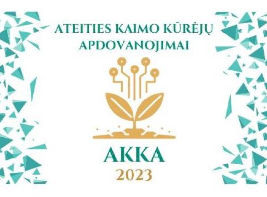 Išrinkime ateities kaimo kūrėjus!