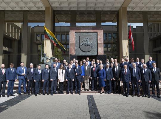 Meras Kazimieras Račkauskis susitiko su LR Seimo Pirmininke Viktorija Čmilyte-Nielsen
