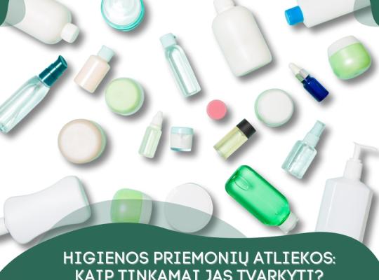 Higienos priemonių atliekos: kaip tinkamai jas tvarkyti?