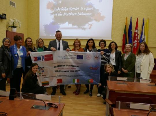 Savivaldybėje lankėsi tarptautinių projektų dalyviai
