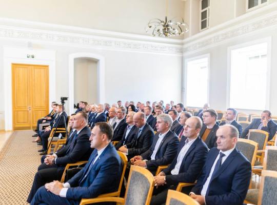Vicemeras Vytautas Krikščiūnas dalyvavo susitikime su vidaus reikalų ministre Agne Bilotaite