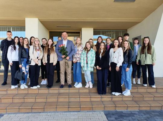 „Ateityje“ – pažintis su meru ir rajono sveikatos apsaugos sistema