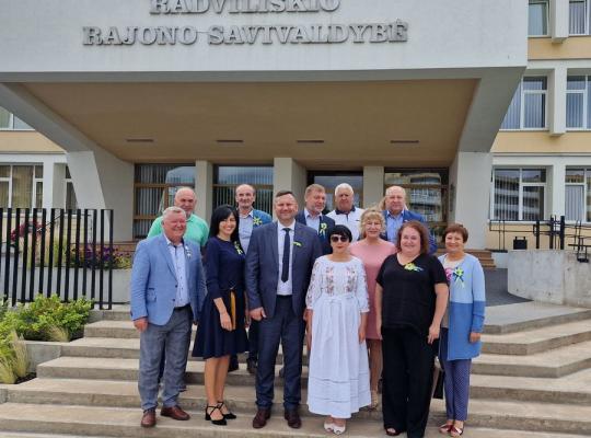 Delegacija iš Umanės į Radviliškį atvyko padėkoti už palaikymą