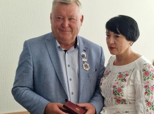 Vytautui Simeliui – garbingas Umanės miesto apdovanojimas