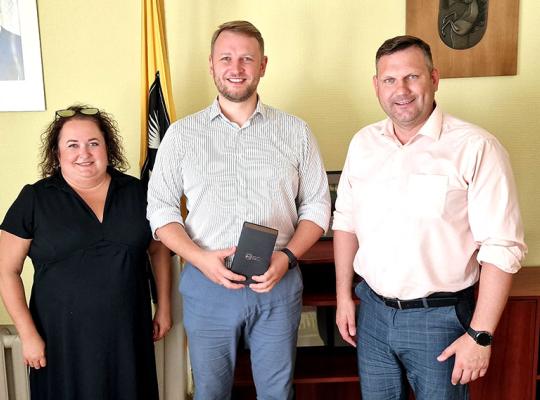 Radviliškio miesto seniūno pareigas pradėjo eiti Justinas Pranys