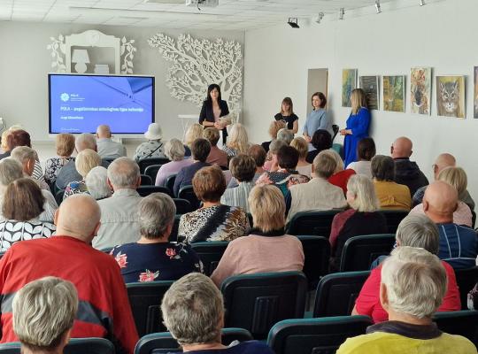 Radviliškyje surengtas onkologinių ligų prevencijai skirtas seminaras
