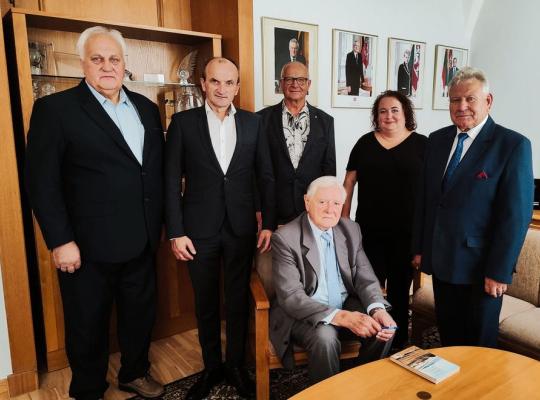 Rajono delegacija viešėjo pas Prezidentą Valdą Adamkų