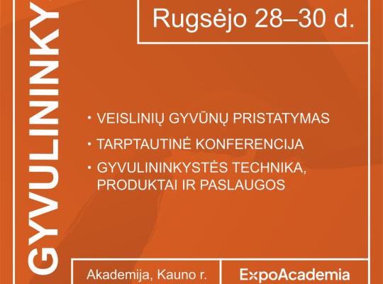 Kviečiame dalyvauti renginyje „Gyvulininkystės paroda 2023“