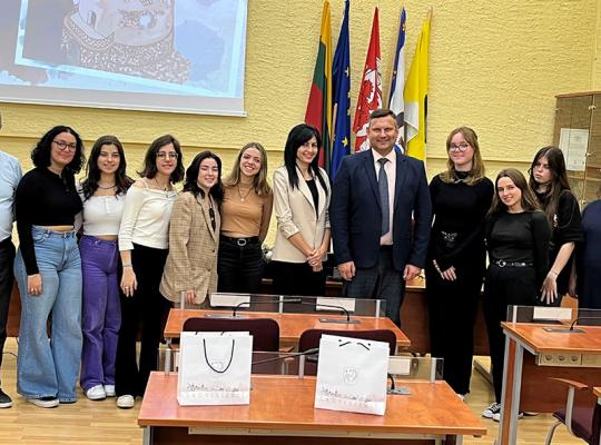 Radviliškio rajono savivaldybėje viešėjo delegacija iš Italijos