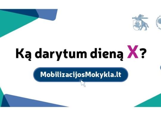 Startavo informacinė-edukacinė platforma „Mobilizacijos mokykla“!