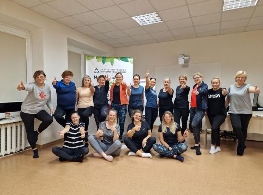 Radviliškio gyventojai rudens vakarus leido dalyvaudami fizinio aktyvumo skatinimo programoje