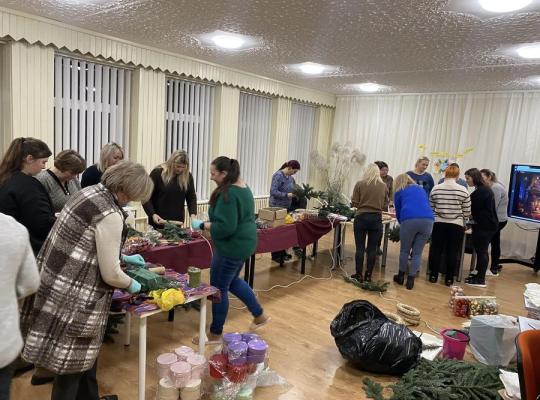 Šventinė edukacija Kutiškių daugiafunkciame centre