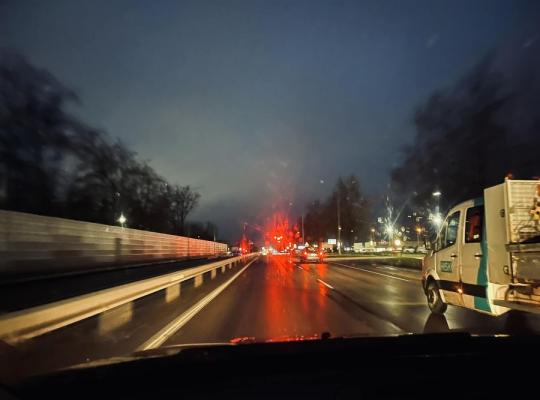 Dėl neveikiančio apšvietimo kreiptasi į Lietuvos automobilių kelių direkciją