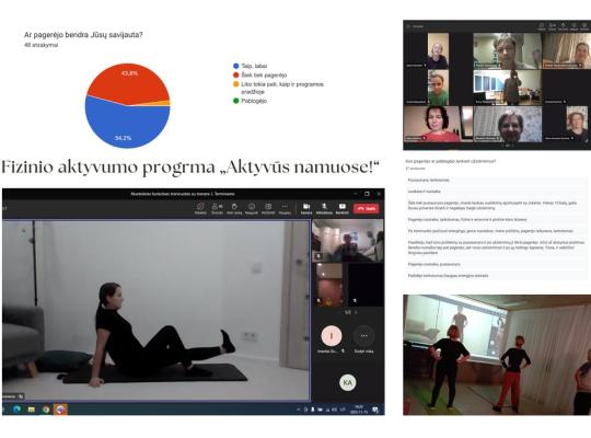Radviliškiečiai tamsius vakarus leido aktyviai