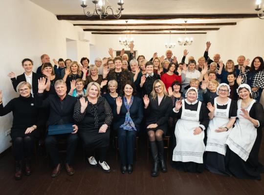 Pirmoji ponia Radviliškio rajone susitiko su Skėmių ir Pociūnėlių bendruomenėmis
