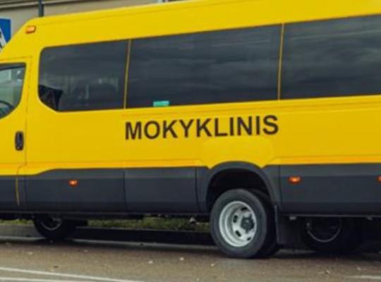 Mokiniai į rajono mokyklas bus vežami naujais autobusėliais
