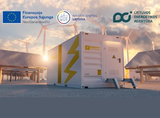 Artėja saulės ir vėjo jėgainių elektros gamybos pikas – energijos kaupimo pajėgumus įsirengiantis verslas gali gauti valstybės paramą