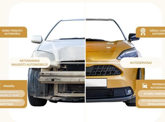 Automobilių tvarkymas be pasekmių gamtai – nauja svetainė apsaugos ir aplinką, ir jūsų sąžinę