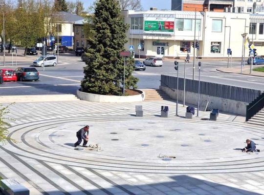 Radviliškio fontanas pradės šių metų šiltąjį sezoną