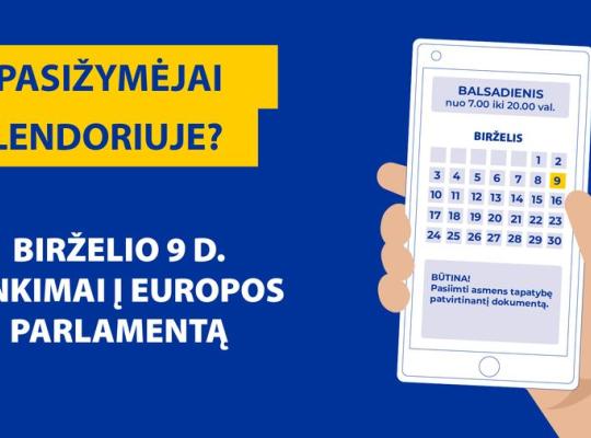 Rinkimams į Europos Parlamentą – parengti ir išleisti specialūs leidiniai rinkėjams