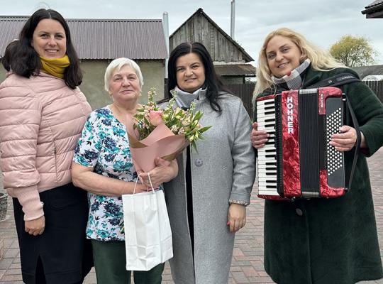 Ordino „Už nuopelnus Lietuvai“ medaliu apdovanota Šeduvos miesto seniūnijos gyventoja