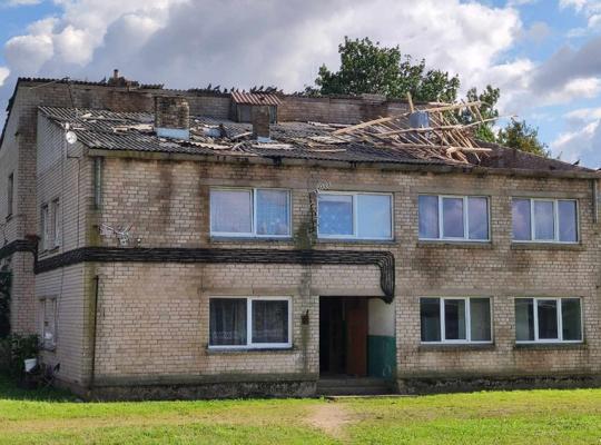 Ekstremalioji situacija Radviliškio rajone atšaukta, tačiau nuostolių atlyginimas tęsis