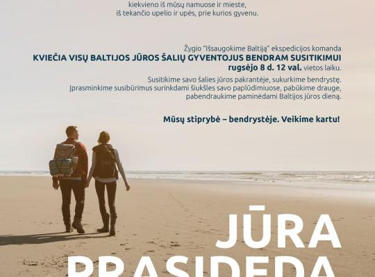 Baltijos jūros šalių gyventojai kviečiami į pakrančių švarinimo akciją