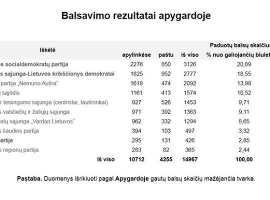 Antrajame Seimo rinkimų ture varžysis socialdemokratas S. Luščikas ir konservatorius A. Čepononis