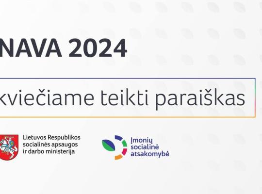 Kvietimas dalyvauti Nacionalinio atsakingo verslo apdovanojimo 2024 metų konkurse
