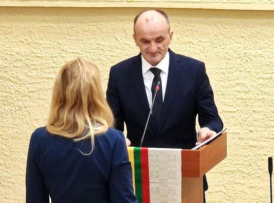 Rajono taryboje darbą pradėjo du nauji nariai