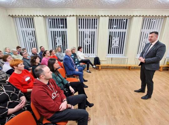 Meras tęsia susitikimus su gyventojais: išgirstas Kutiškių bendruomenės balsas