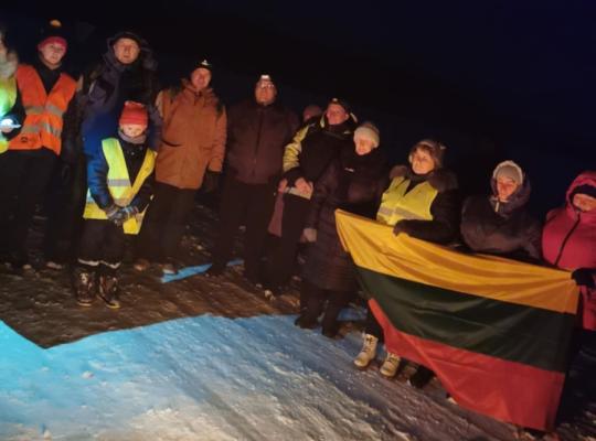 Laisvės gynėjų diena paminėta prasmingu žygiu