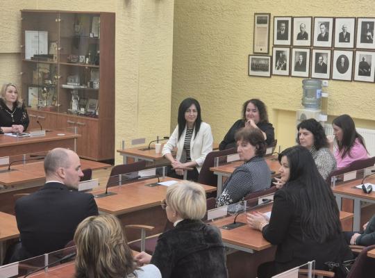 Su svečiais iš Jonavos dalintasi gerąja patirtimi