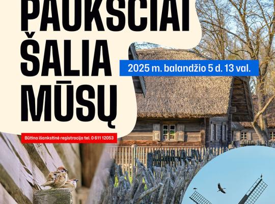 Kleboniškių muziejuje – ornitologo edukacija apie šalia mūsų esančius paukščius
