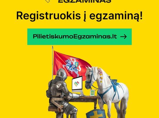 Kviečiame dalyvauti jau antrajame Pilietiškumo egzamine!