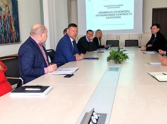 Radviliškio rajono savivaldybėje aptarta vieningos sąskaitos gyventojams idėja