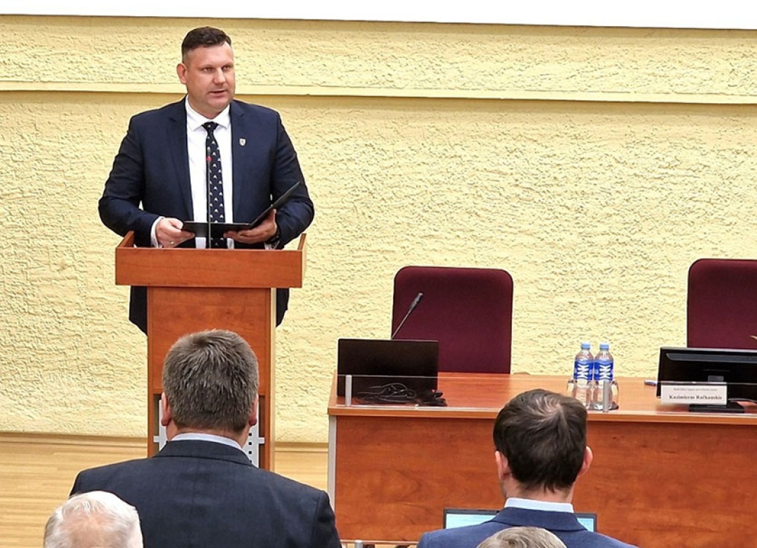 Radviliškio rajono savivaldybės meras Kazimieras Račkauskis