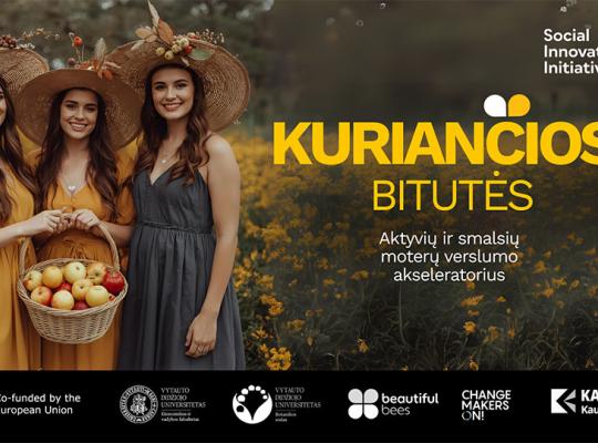 Kvietimas 18–29 m. regiono moterims: registracija į „Kuriančios bitutės“ programą iki 2025 m. rugsėjo 19 d.