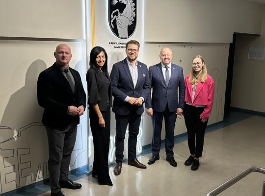 Savivaldybėje lankėsi laikinasis ekonomikos ir inovacijų ministras
