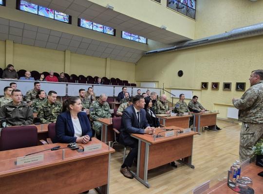 NATO pajėgų integravimo vieneto atstovų vizitas Radviliškyje