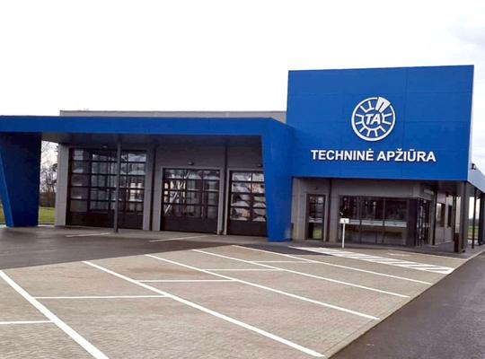Radviliškyje baigtas statyti naujas Techninių apžiūrų centro pastatas