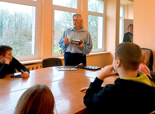 Pociūnėliečių sveikatos stiprinimui – žaidimas šaškėmis