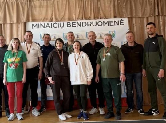 Minaičiuose įvyko stalo teniso mėgėjų turnyras