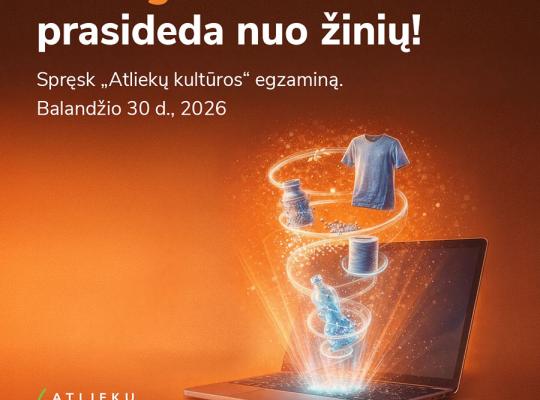 Ar būtum pirmūnas „Atliekų kultūros“ egzamine? Sužinok balandžio 30-ąją