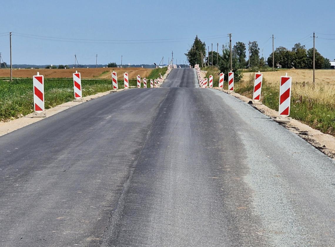 Kelyje nuo Sidabravo iki Panevėžio plento įsibėgėjo darbai