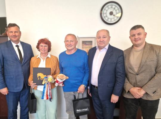 Genovaitei Kazlauskienei – padėka už pergales ir Radviliškio garsinimą